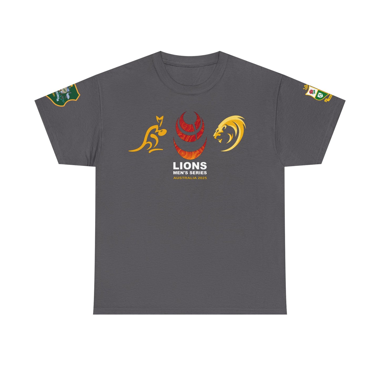 Lions Rugby Tour inspired Tee - Unisex Heavy Cotton T-Shirt - Design 2 (UK Distributor)