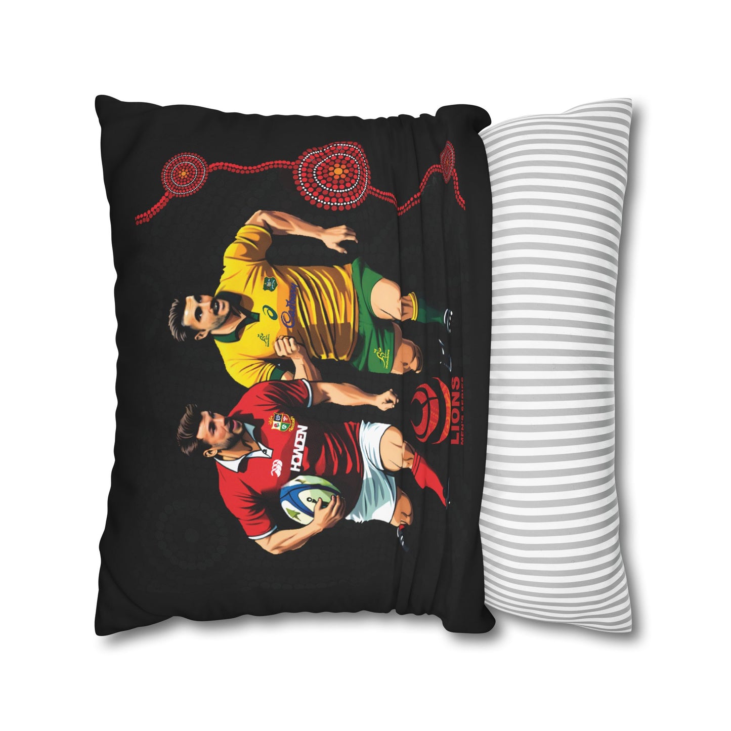 Lions Rugby Tour 2025 Collection - Square Poly Canvas Pillowcase