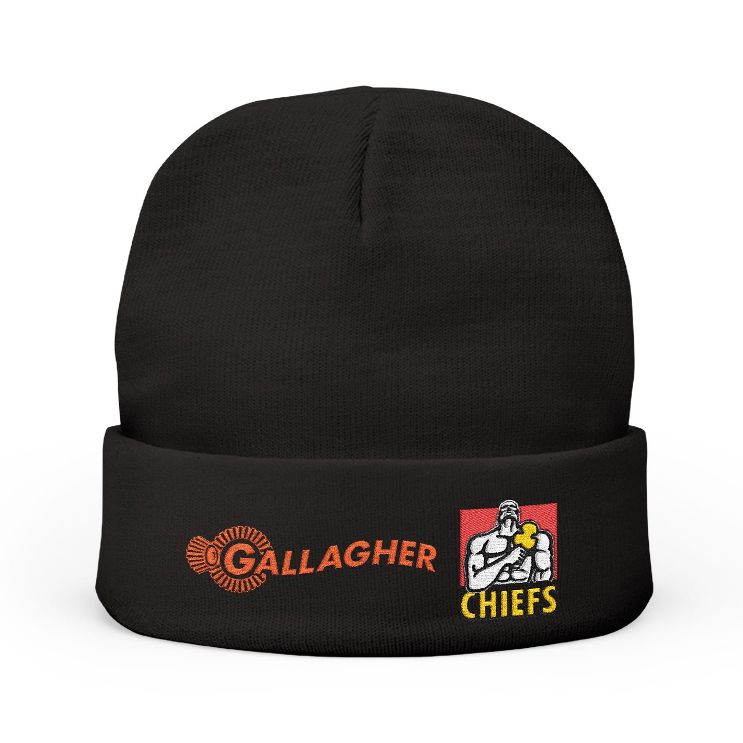 Knit Beanie (Embroidery) - Waikato Chiefs - Design 2