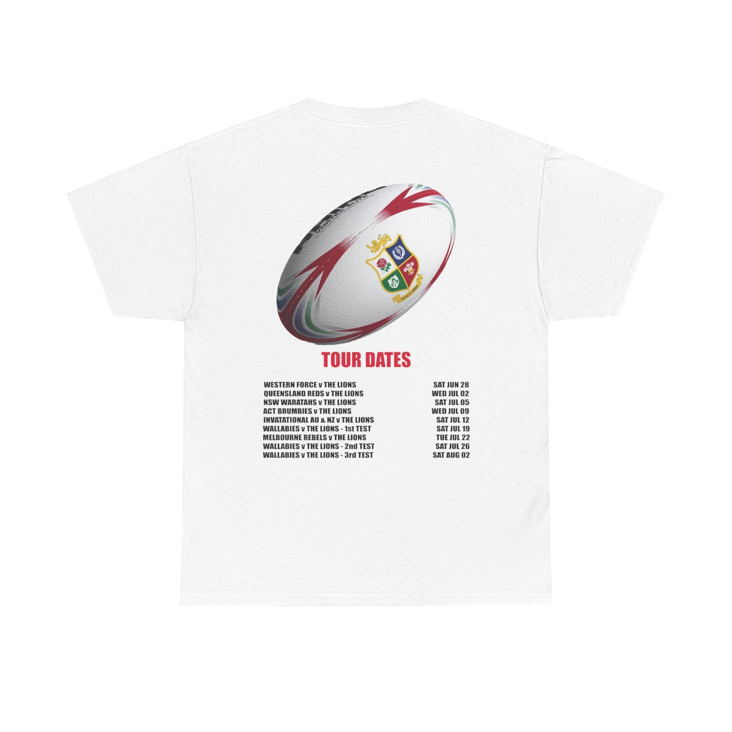 Lion's v Wallabies 2025 Unisex Heavy Cotton Tee.