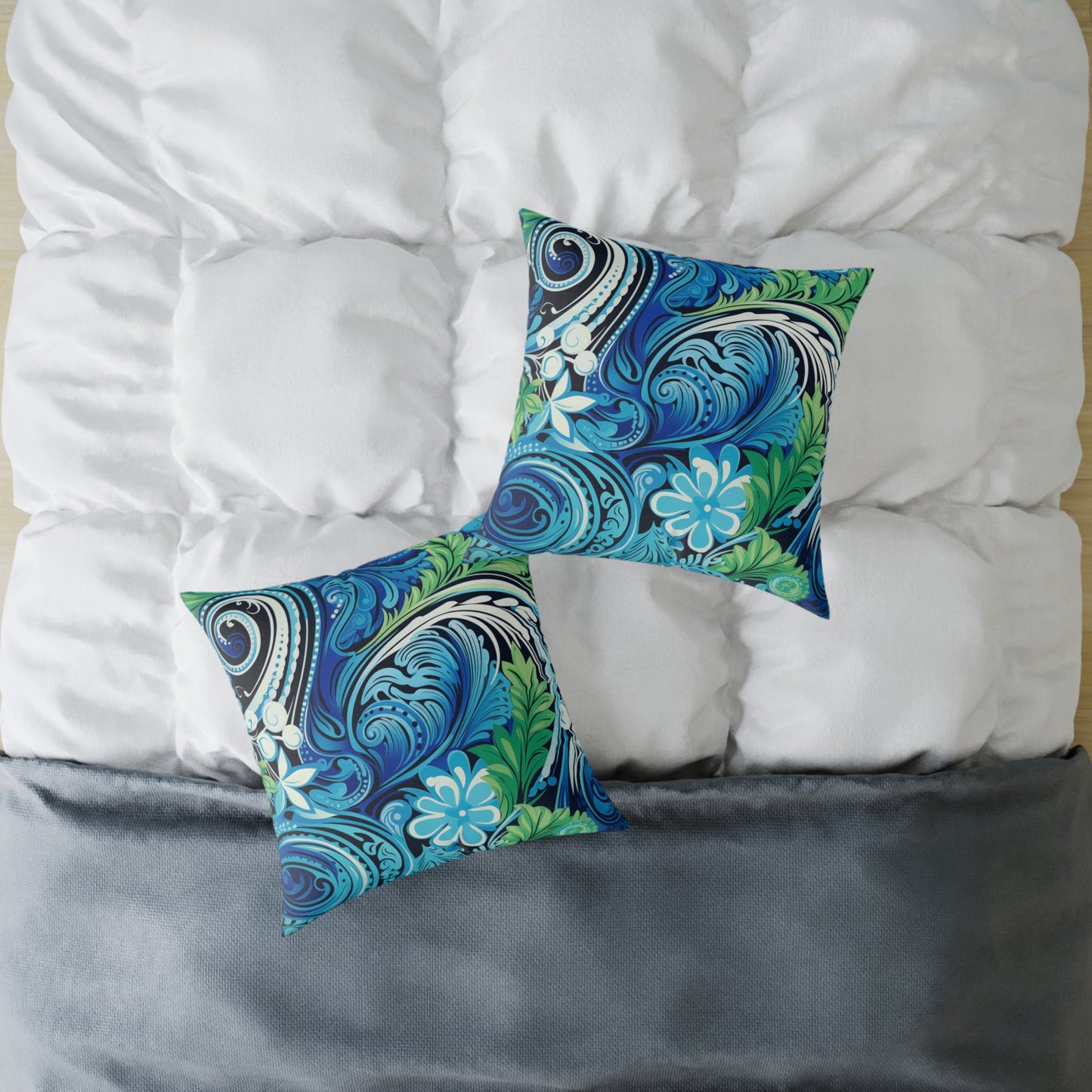 Square Poly Canvas Pillow