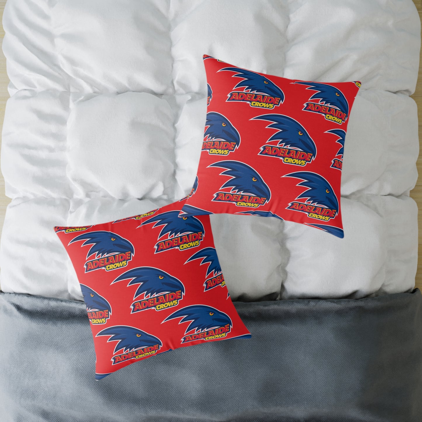 Square Poly Canvas Pillow - Adelaide Crows
