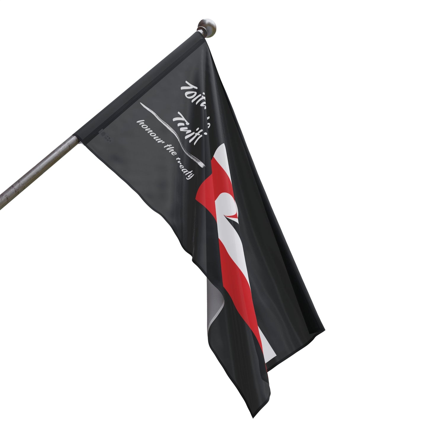 Tino Rangatiratanga & Toitu te Tiriti Single Sided Flag Ver 2 ( 3 sizes available)