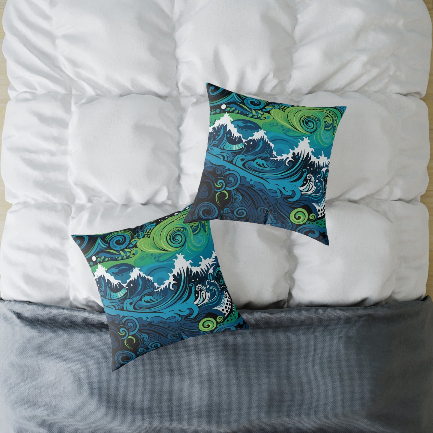 Square Poly Canvas Pillow