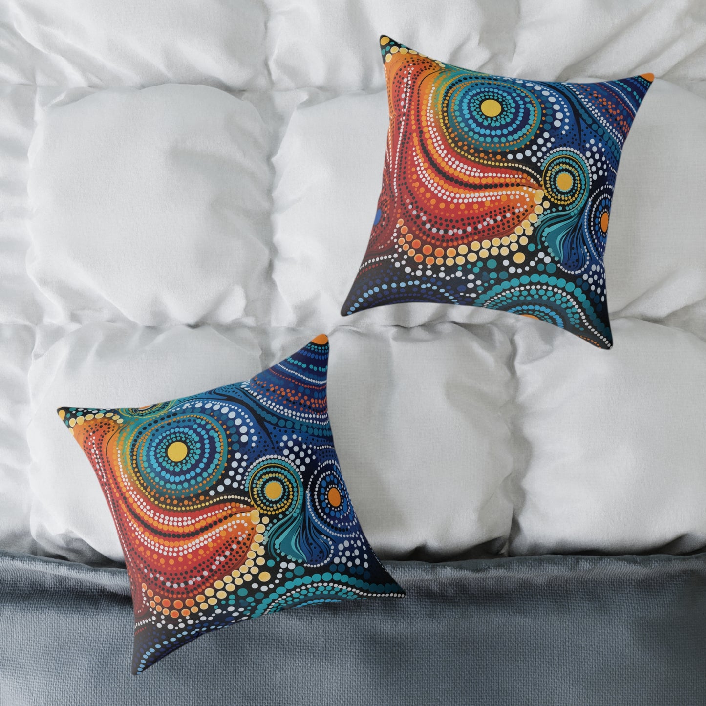 Square Poly Canvas Pillow