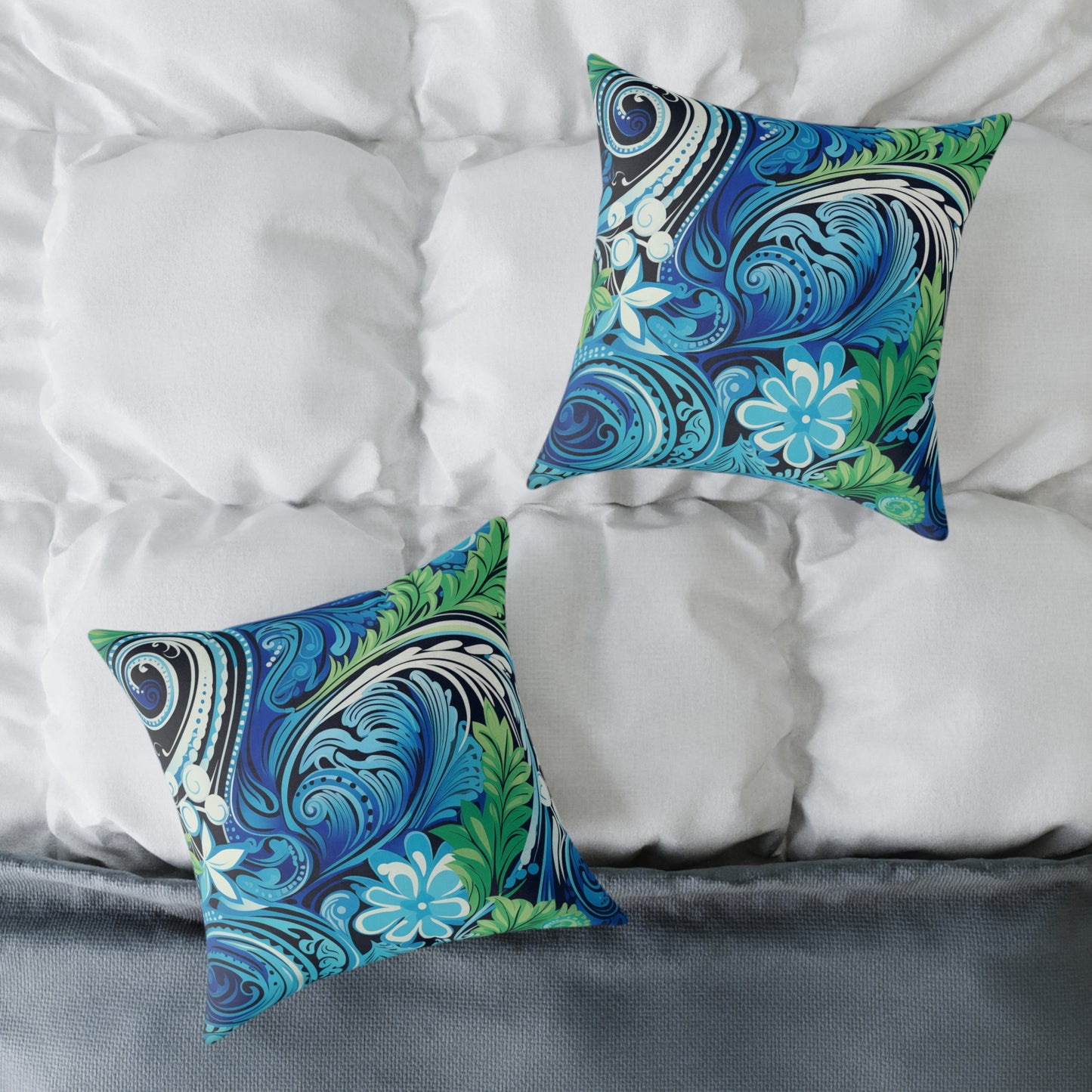 Square Poly Canvas Pillow