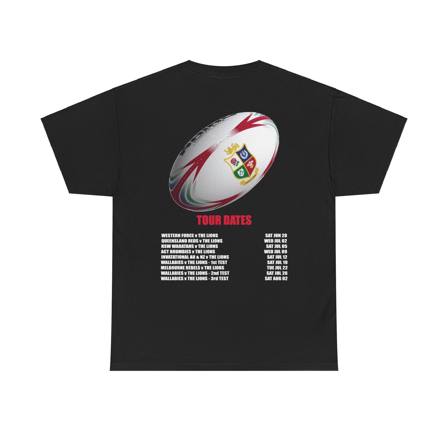 Lion's v Wallabies 2025 Unisex Heavy Cotton Tee.