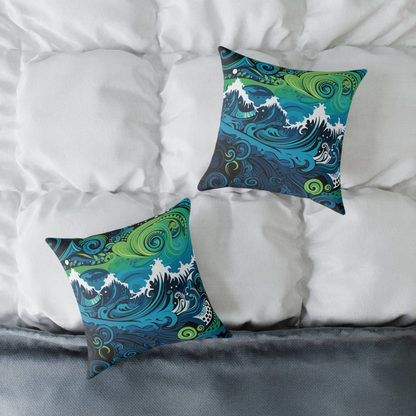 Square Poly Canvas Pillow