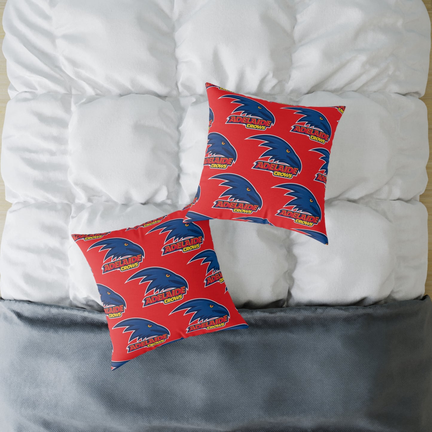 Square Poly Canvas Pillow - Adelaide Crows
