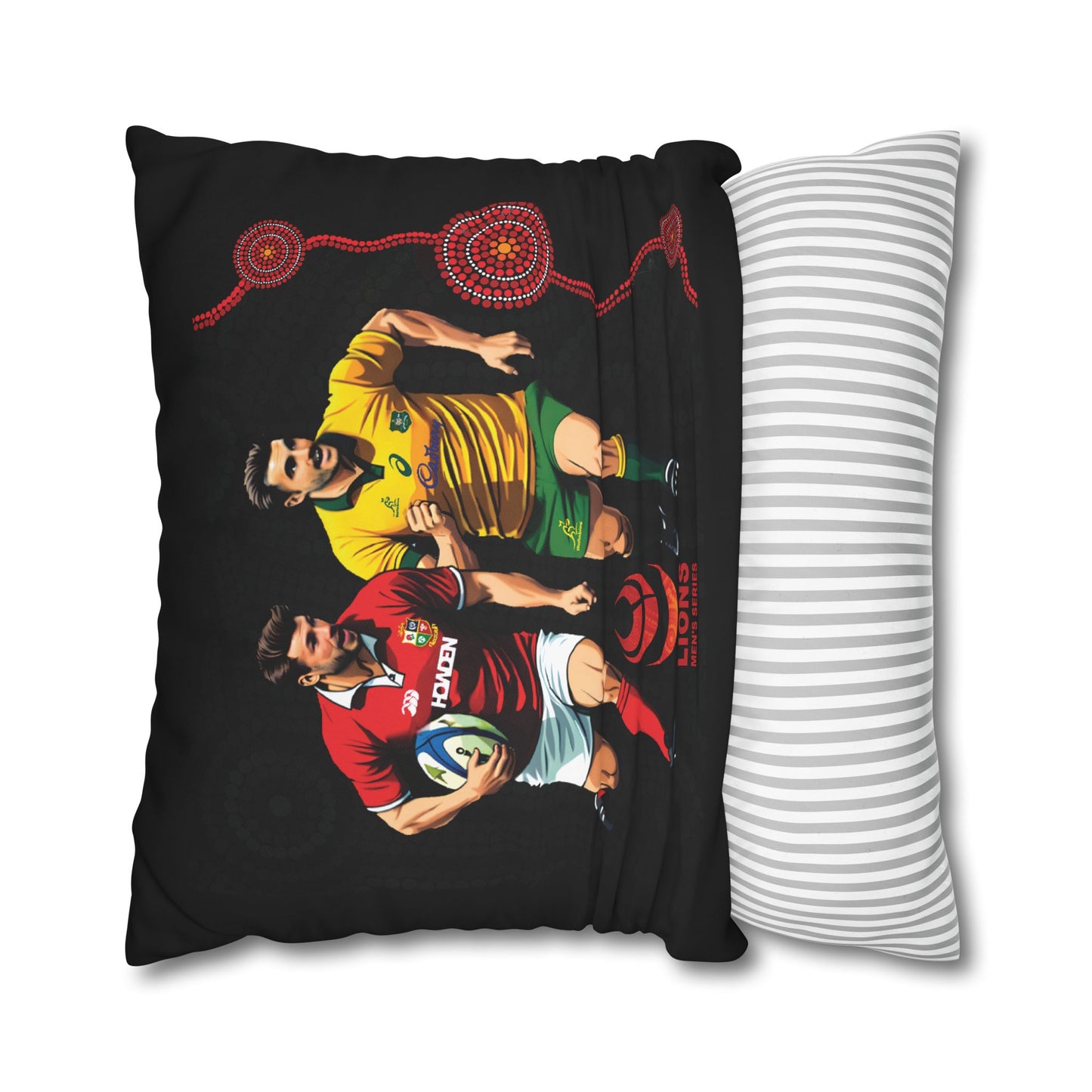 Lions Rugby Tour 2025 Collection - Square Poly Canvas Pillowcase