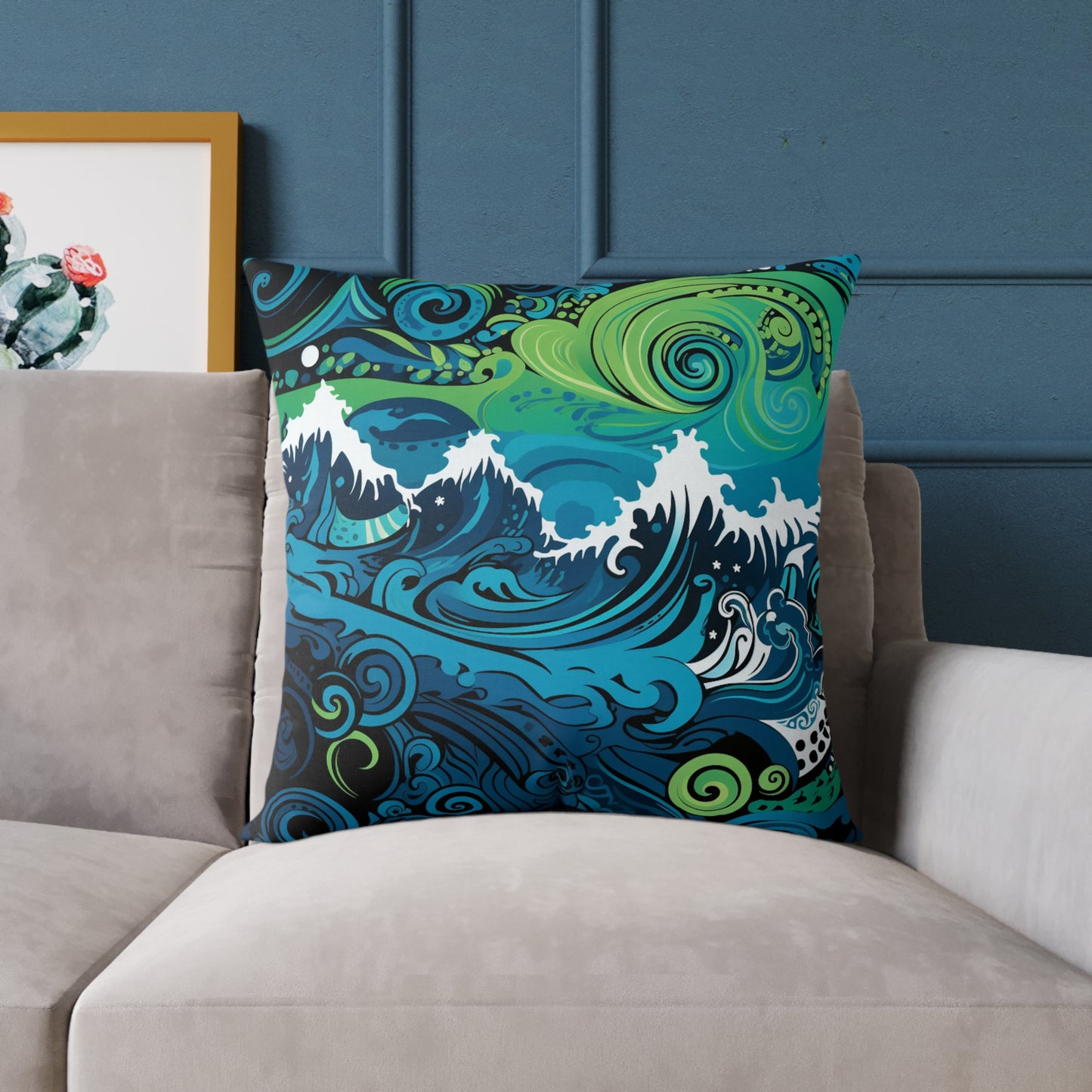 Square Poly Canvas Pillow