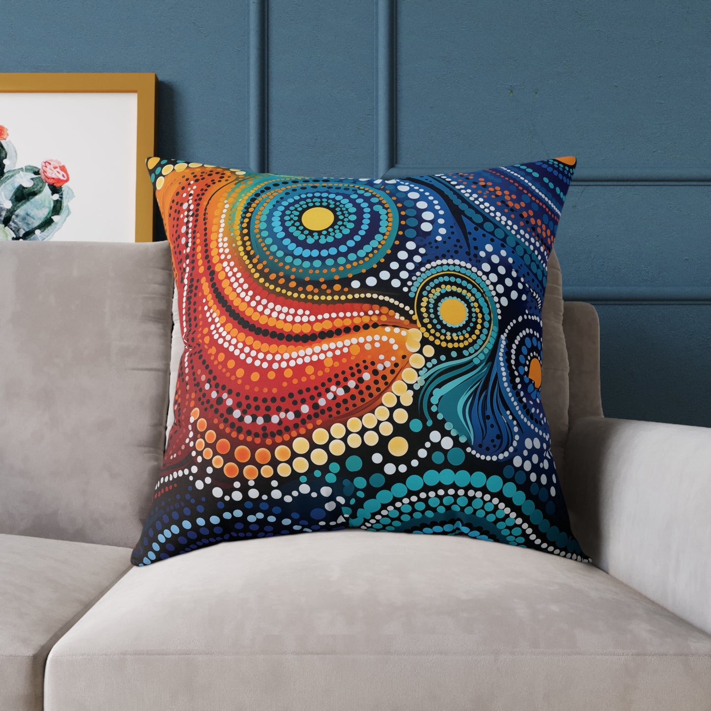Square Poly Canvas Pillow