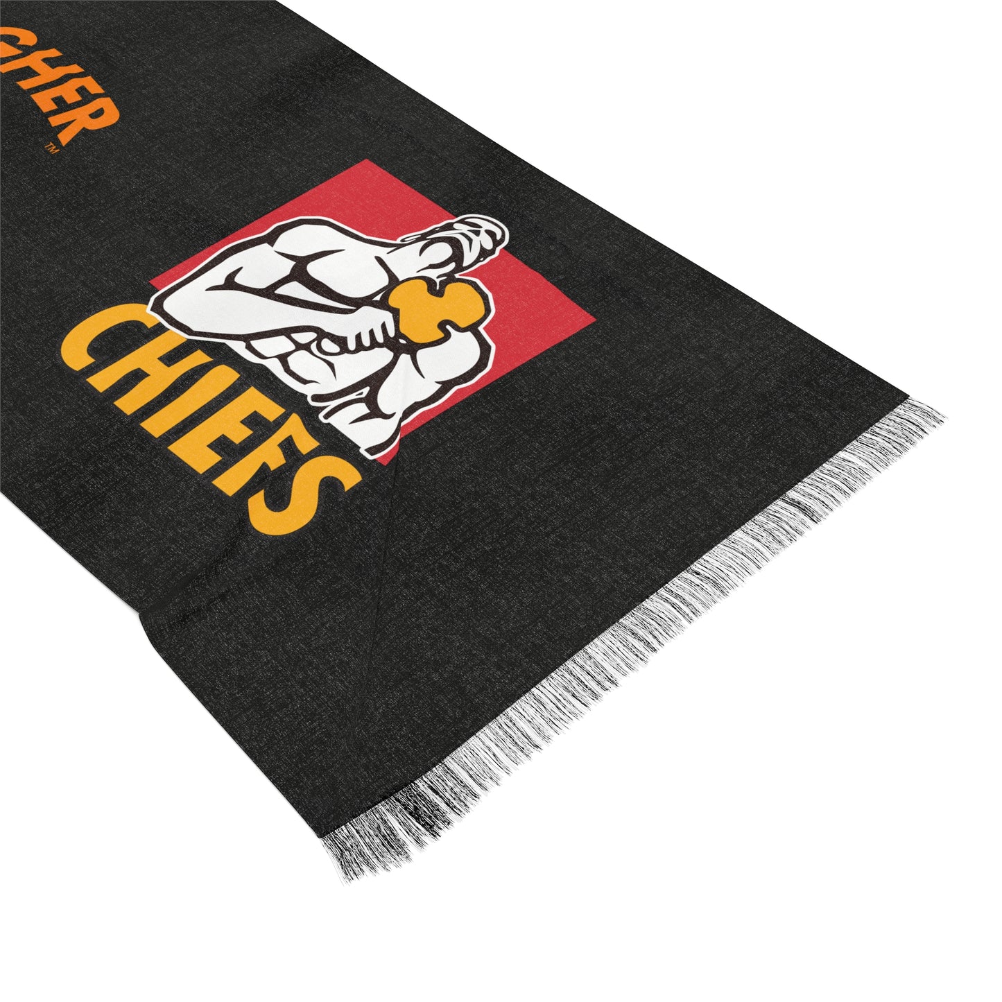 Gallagher Chiefs Light Scarf - Cozy Sports Ensemble, Perfect for Game Days, Gift for Fans, Cheer Accessories, Cold Weather Wear