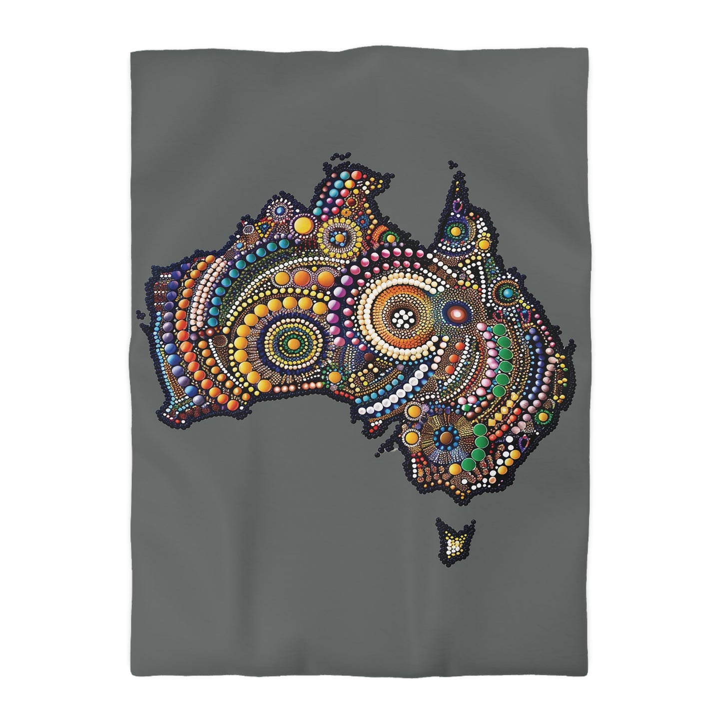 Australian Indigenous Inspired Microfiber Duvet Cover