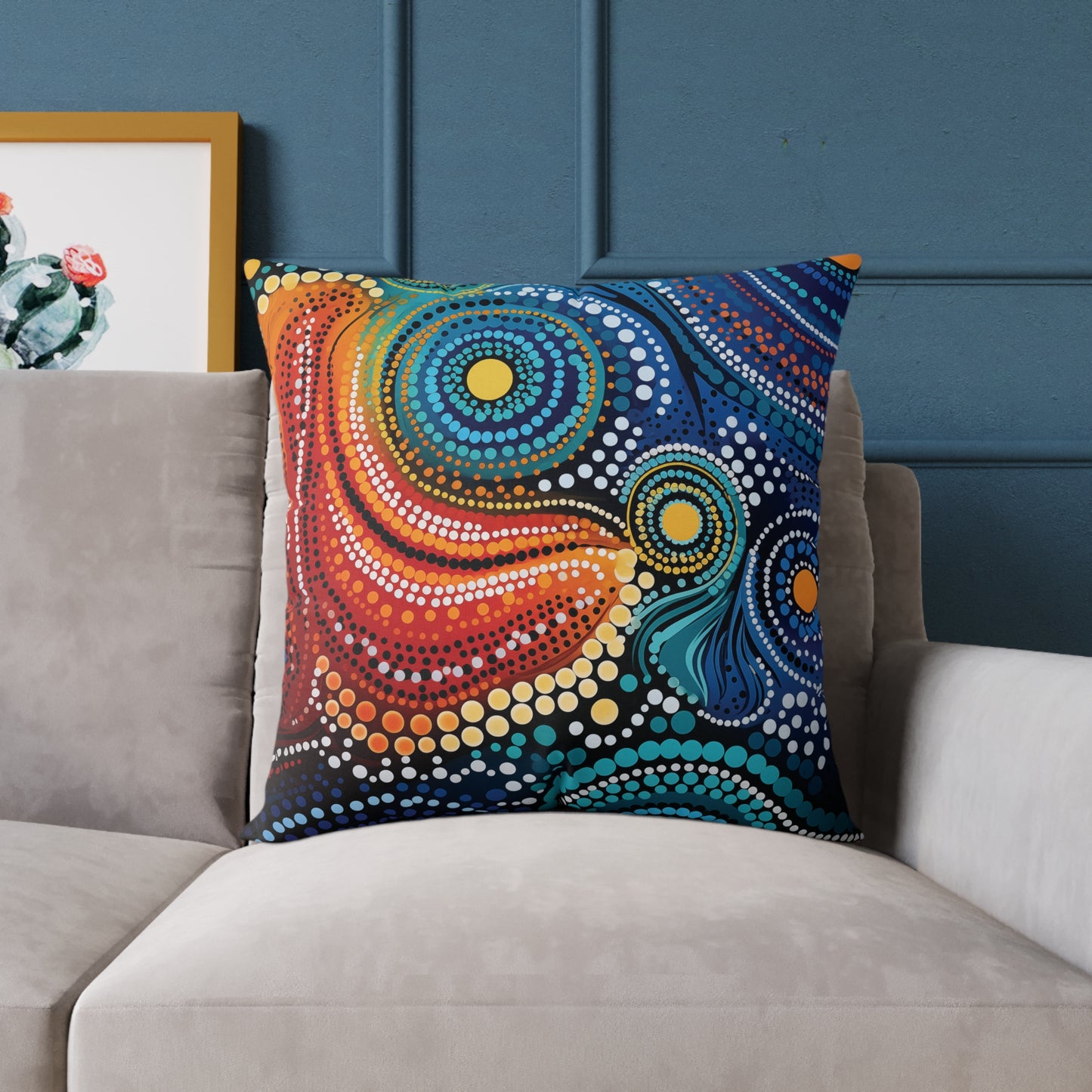 Square Poly Canvas Pillow