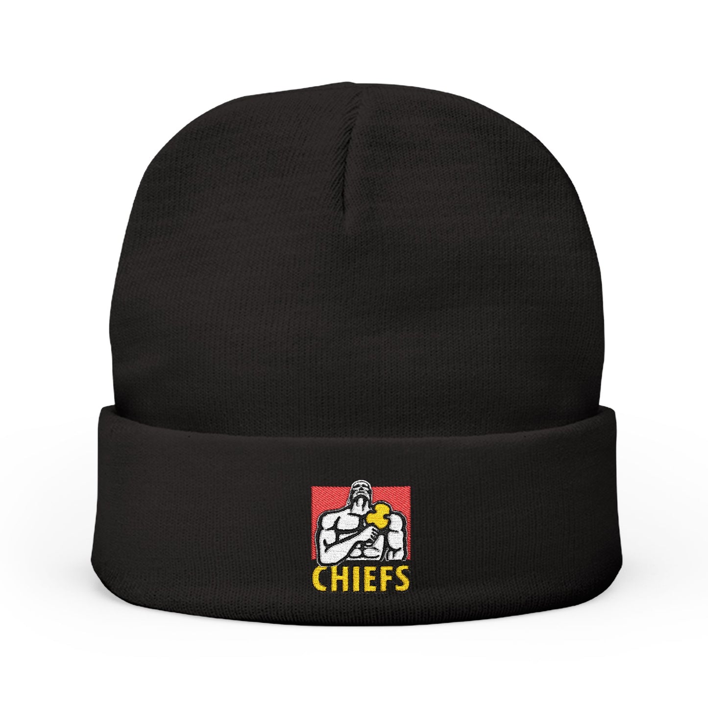 Knit Beanie (Embroidery) - Waikato Chiefs - Design 1
