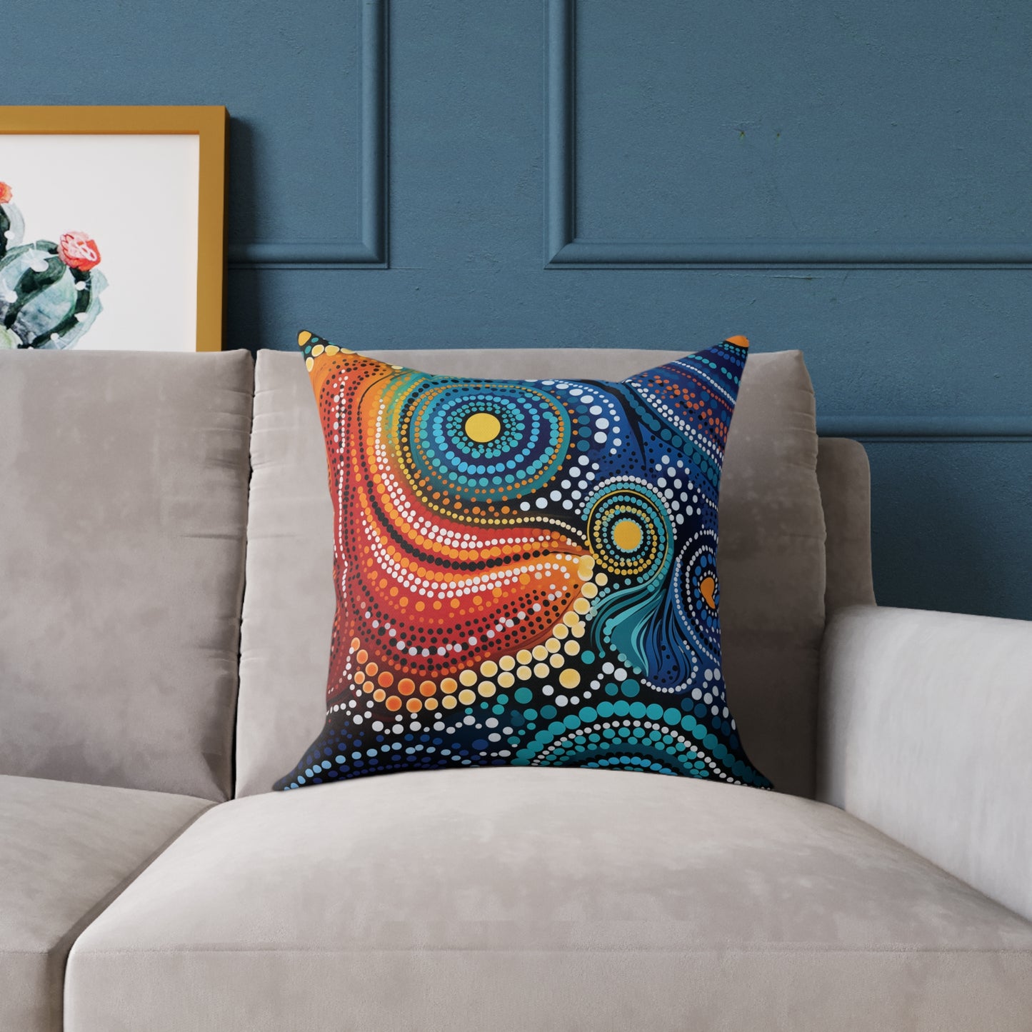 Square Poly Canvas Pillow