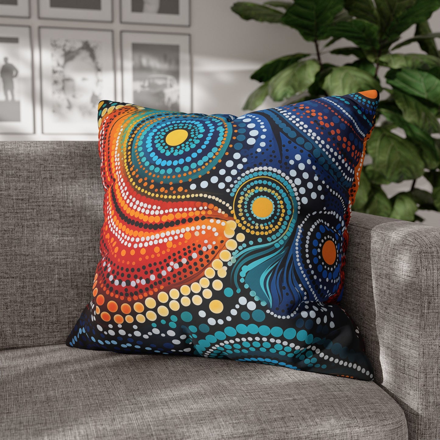 Square Poly Canvas Pillowcase