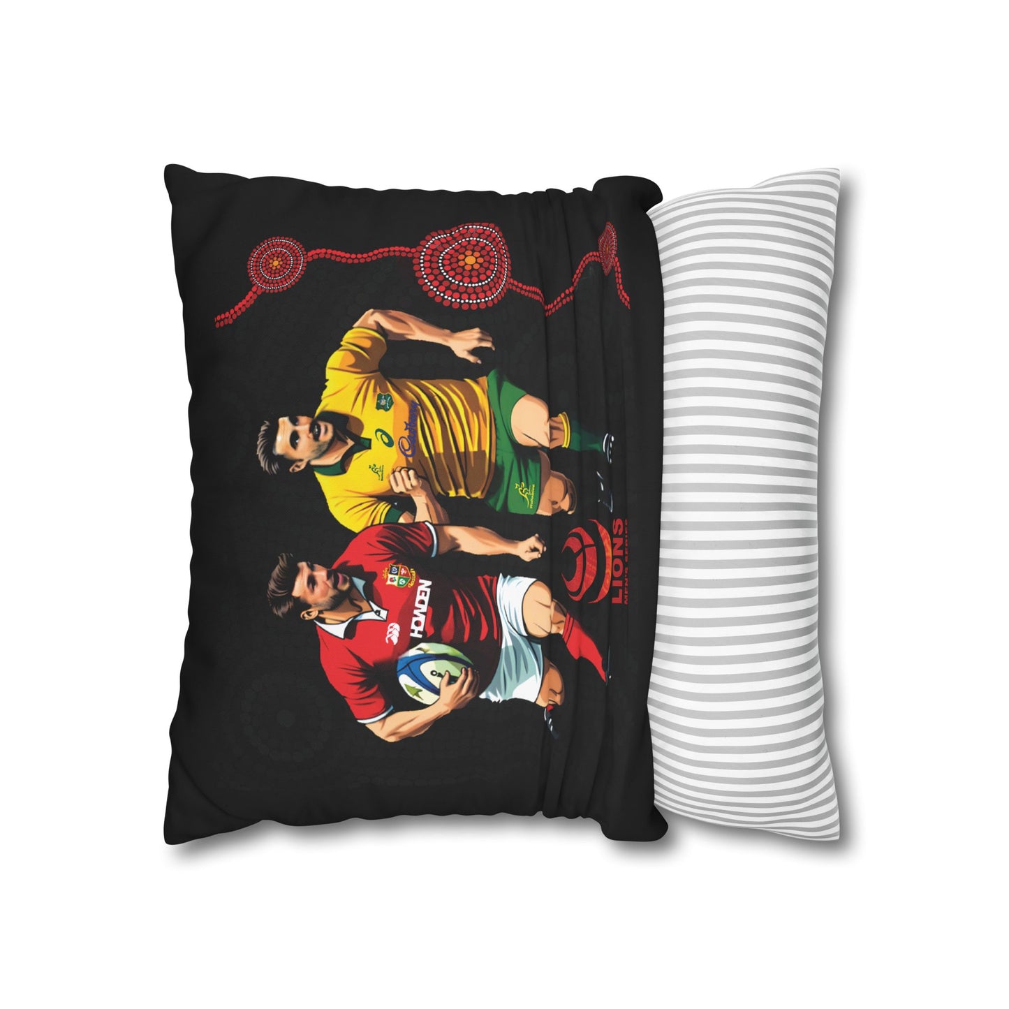 Lions Rugby Tour 2025 Collection - Square Poly Canvas Pillowcase