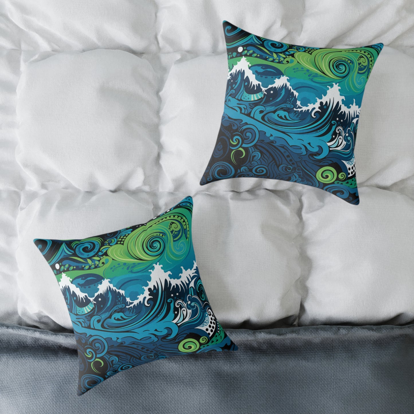 Square Poly Canvas Pillow