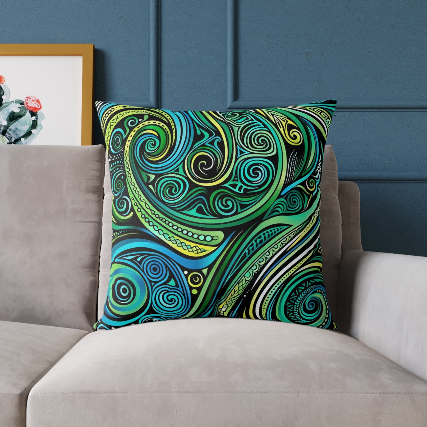 Square Poly Canvas Pillow