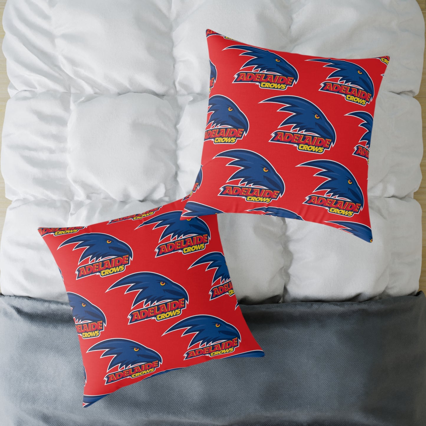 Square Poly Canvas Pillow - Adelaide Crows