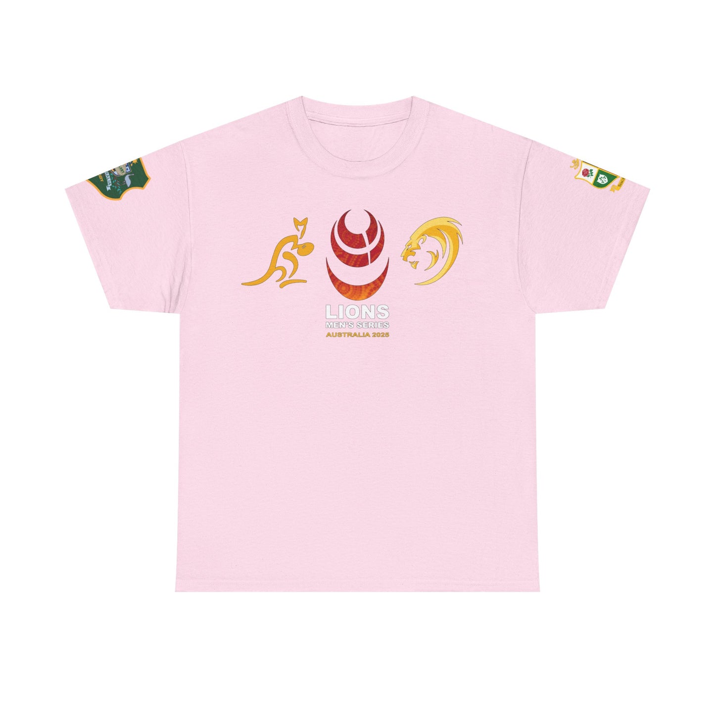 Lions Rugby Tour inspired Tee - Unisex Heavy Cotton T-Shirt - Design 2 (UK Distributor)