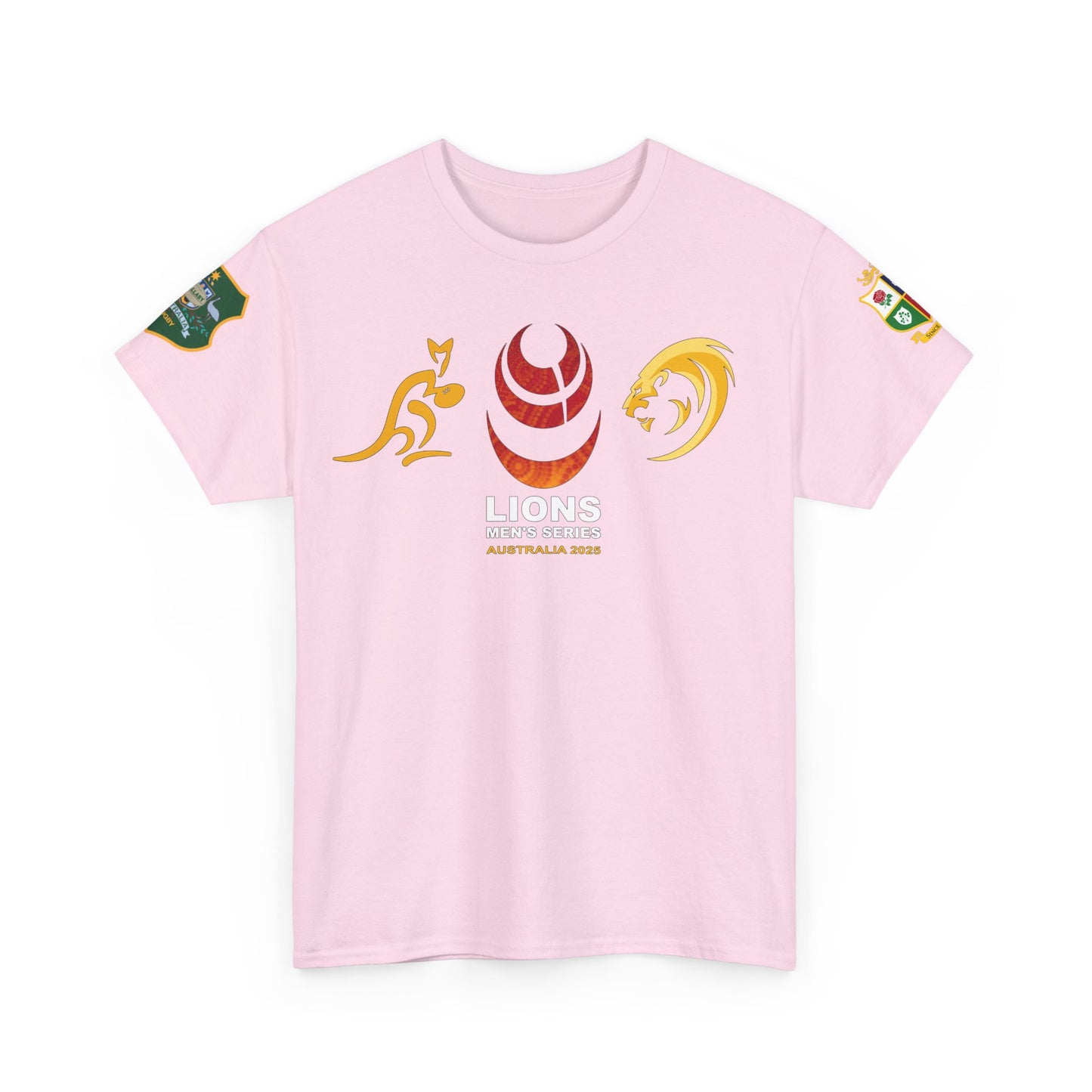 Lions Rugby Tour inspired Tee - Unisex Heavy Cotton T-Shirt - Design 2 (UK Distributor)