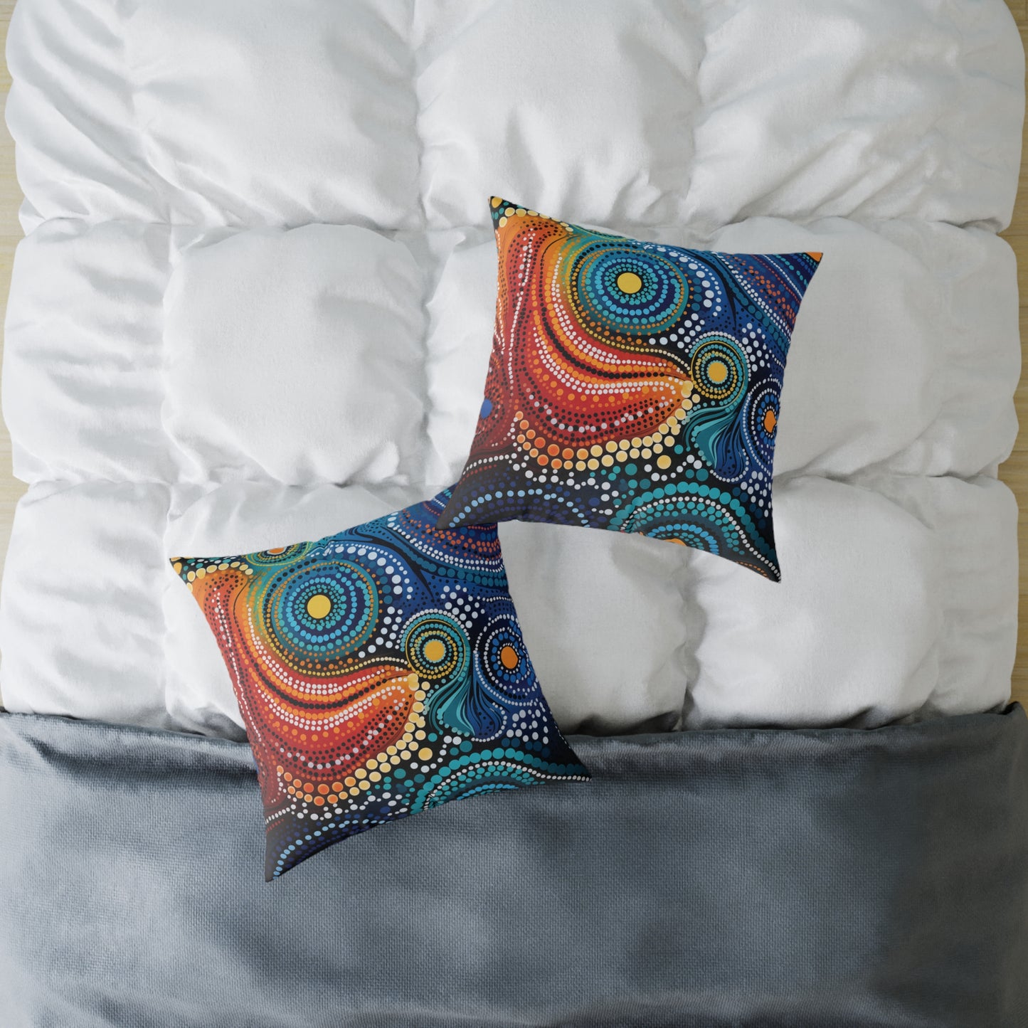 Square Poly Canvas Pillow