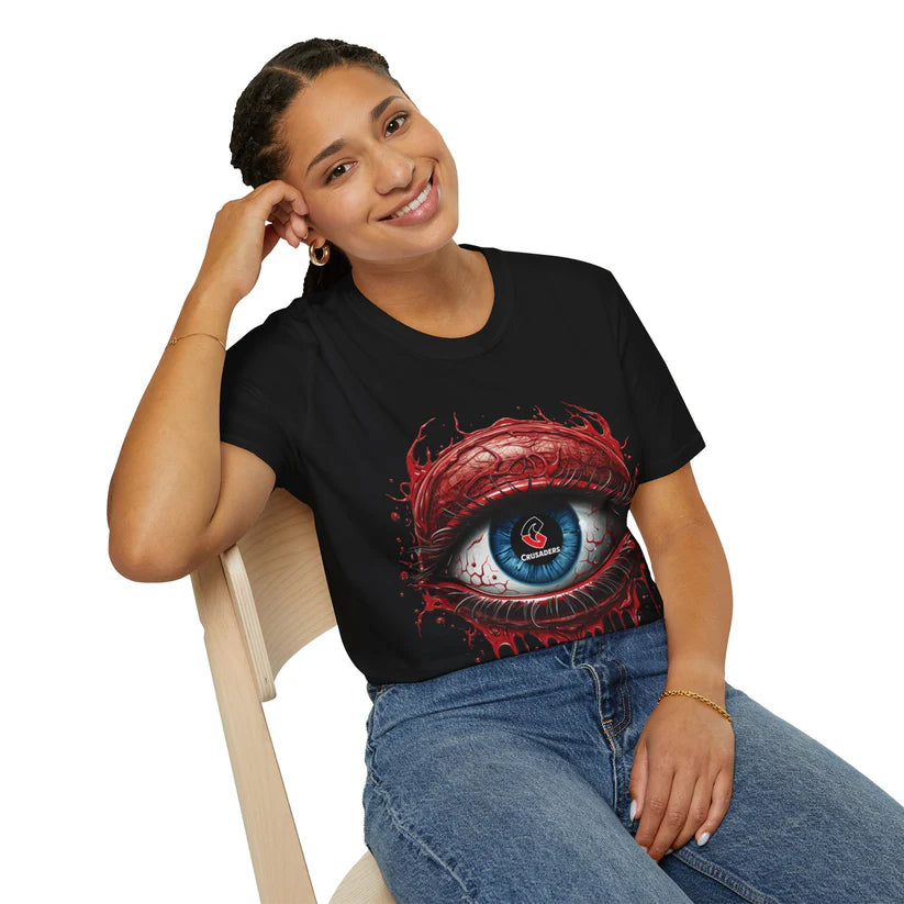 Canterbury Crusaders Eye Plain Crew Neck T-Shirt (made in-house)