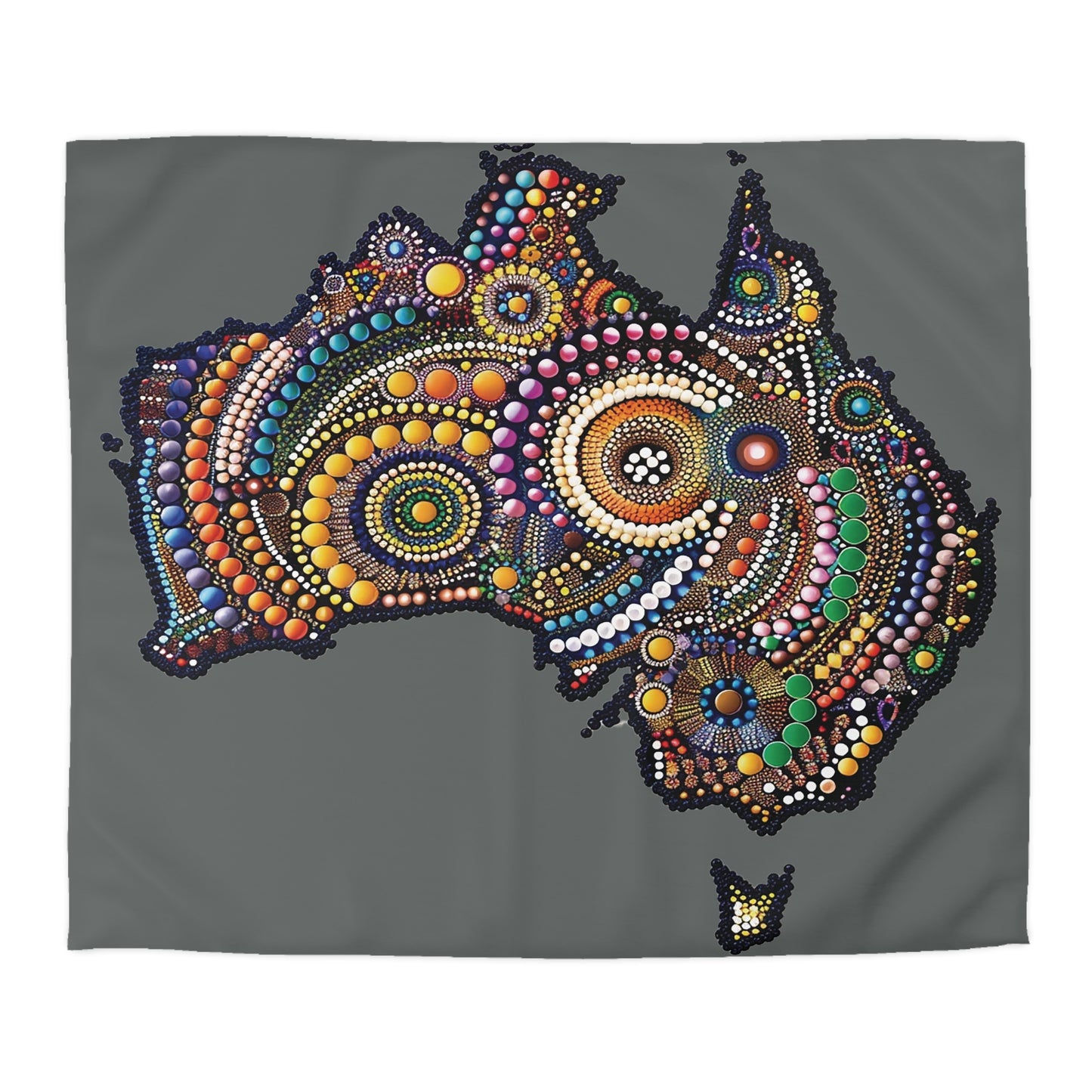 Australian Indigenous Inspired Microfiber Duvet Cover