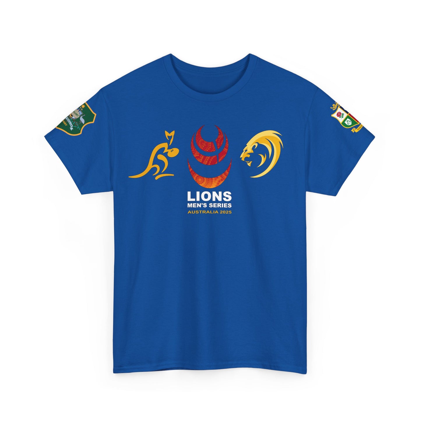 Lions Rugby Tour inspired Tee - Unisex Heavy Cotton T-Shirt - Design 2 (UK Distributor)