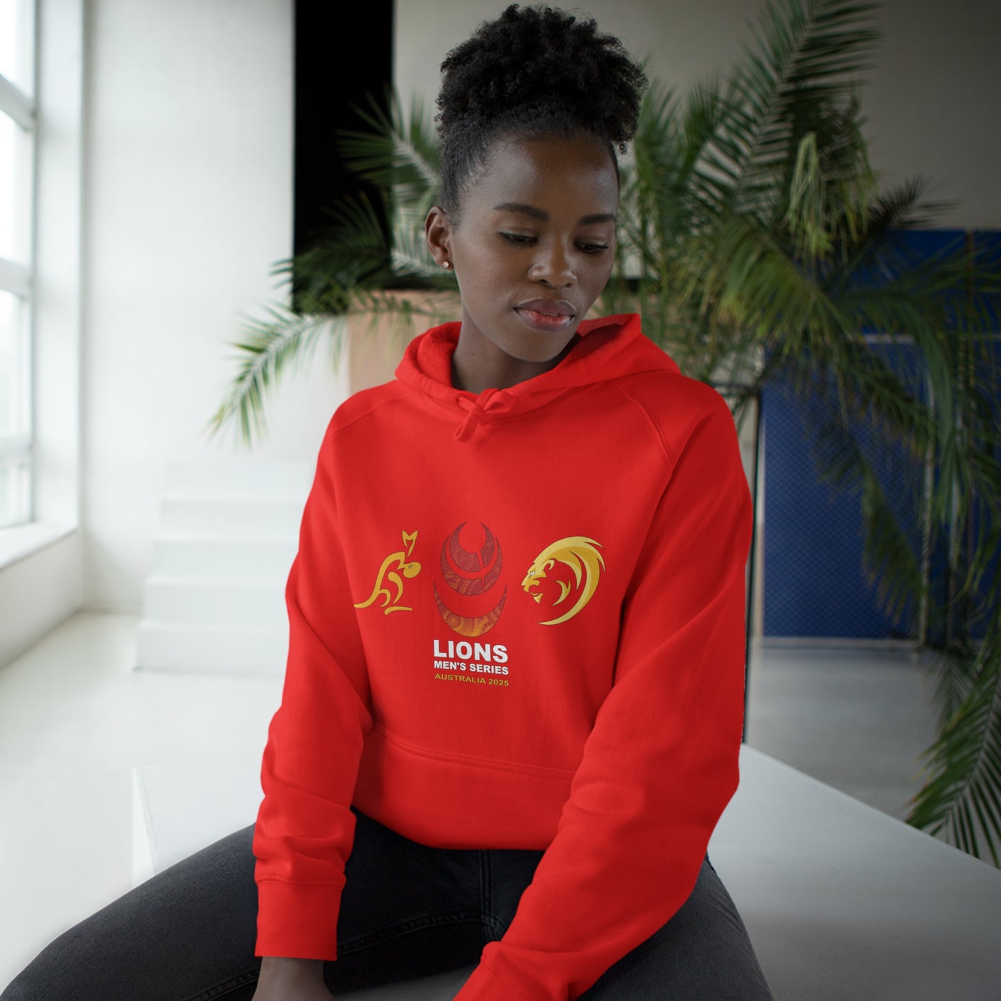 Lions Tour 2025 High Quality Unisex Supply Hoodie (available in Black, Red & White)