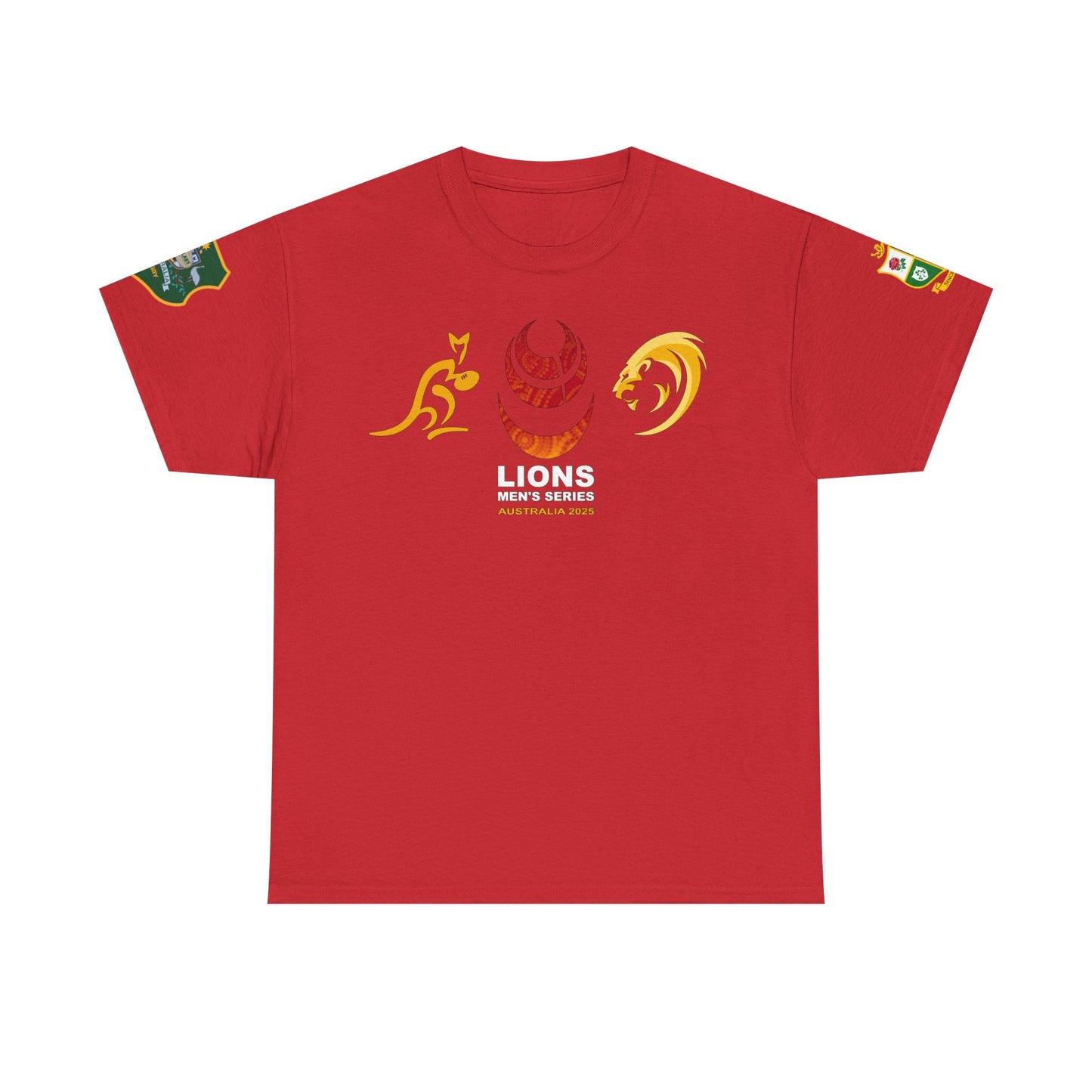 Lions Rugby Tour inspired Tee - Unisex Heavy Cotton T-Shirt - Design 2 (UK Distributor)