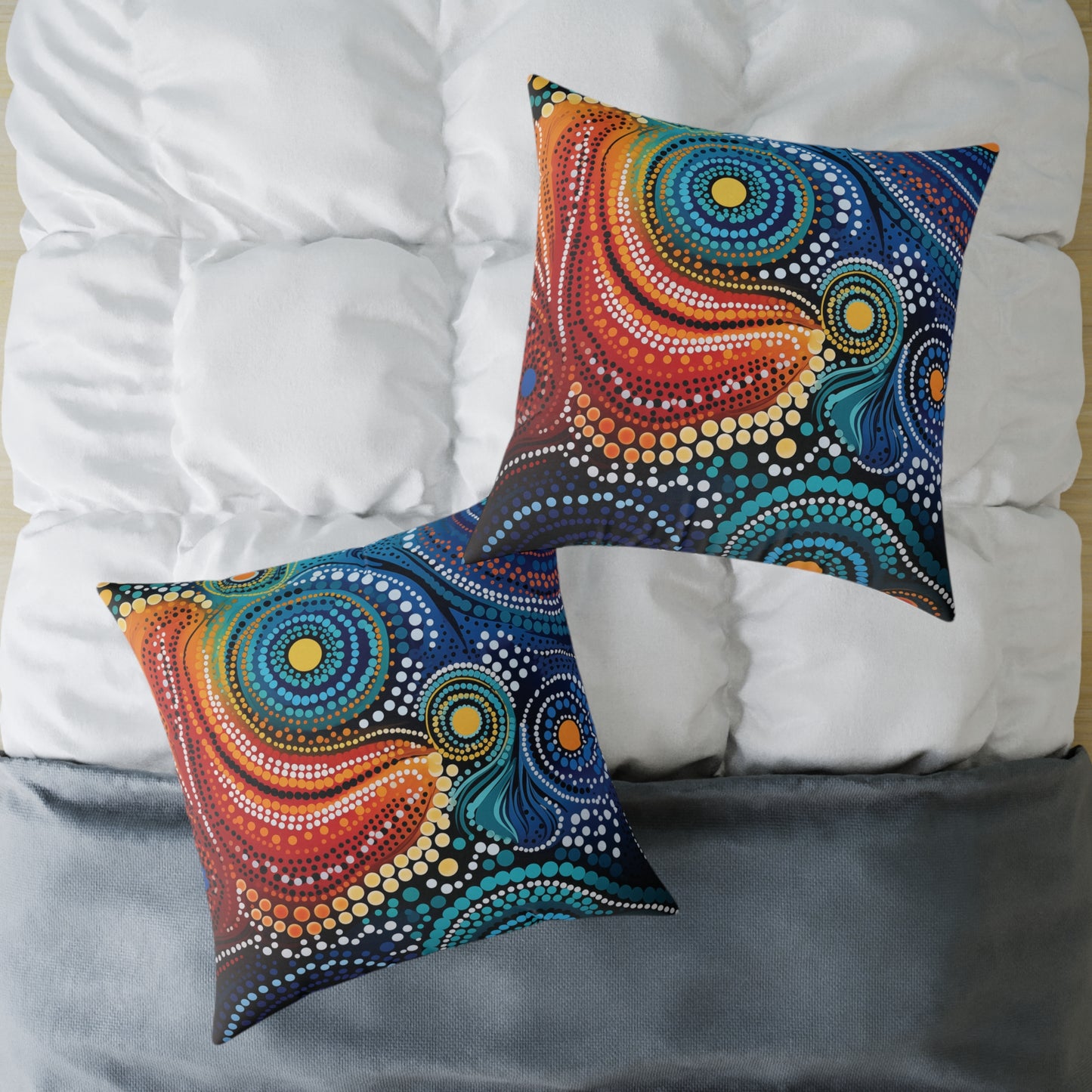 Square Poly Canvas Pillow