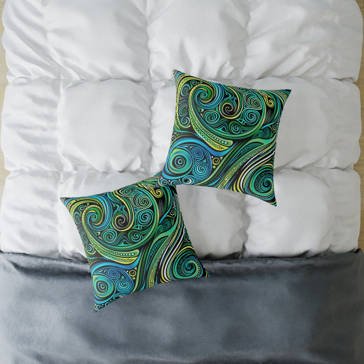 Square Poly Canvas Pillow