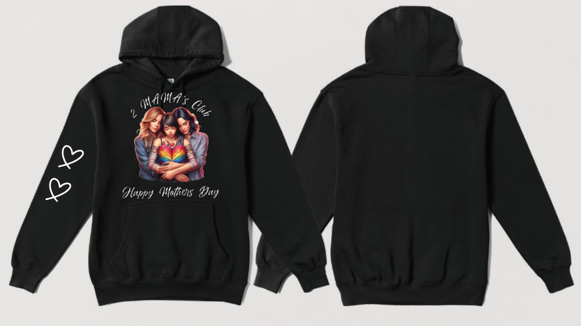 Mothers Day 2 Muma's Club - Unisex Heavy Blend™ Hooded Sweatshirt (Made in-house)