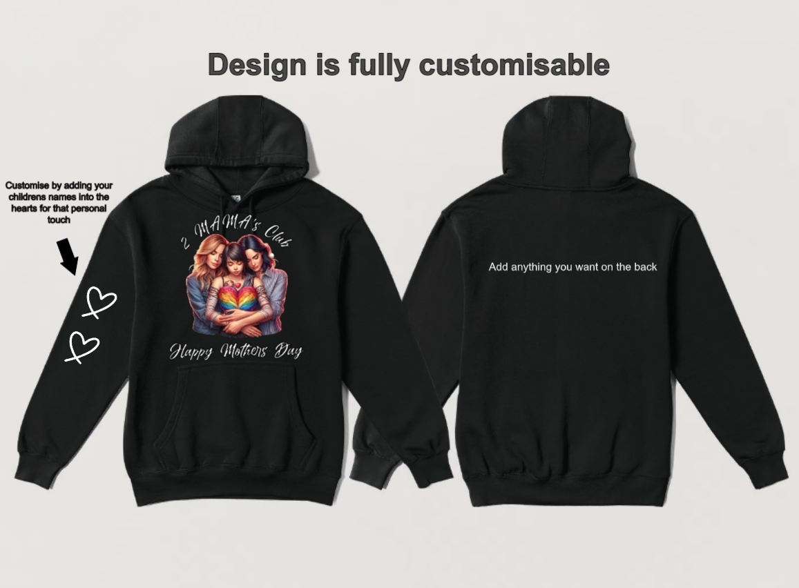 Mothers Day 2 Muma's Club - Unisex Heavy Blend™ Hooded Sweatshirt (Made in-house)