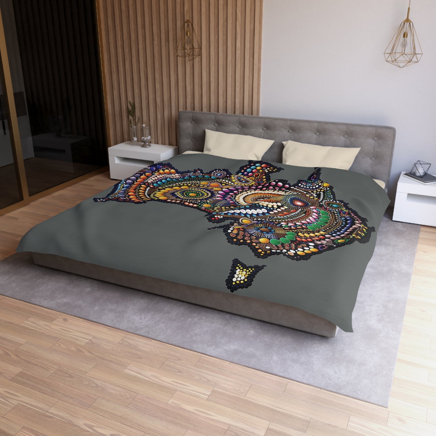 Australian Indigenous Inspired Microfiber Duvet Cover