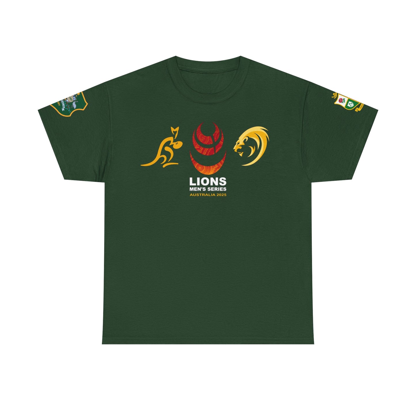 Lions Rugby Tour inspired Tee - Unisex Heavy Cotton T-Shirt - Design 2 (UK Distributor)