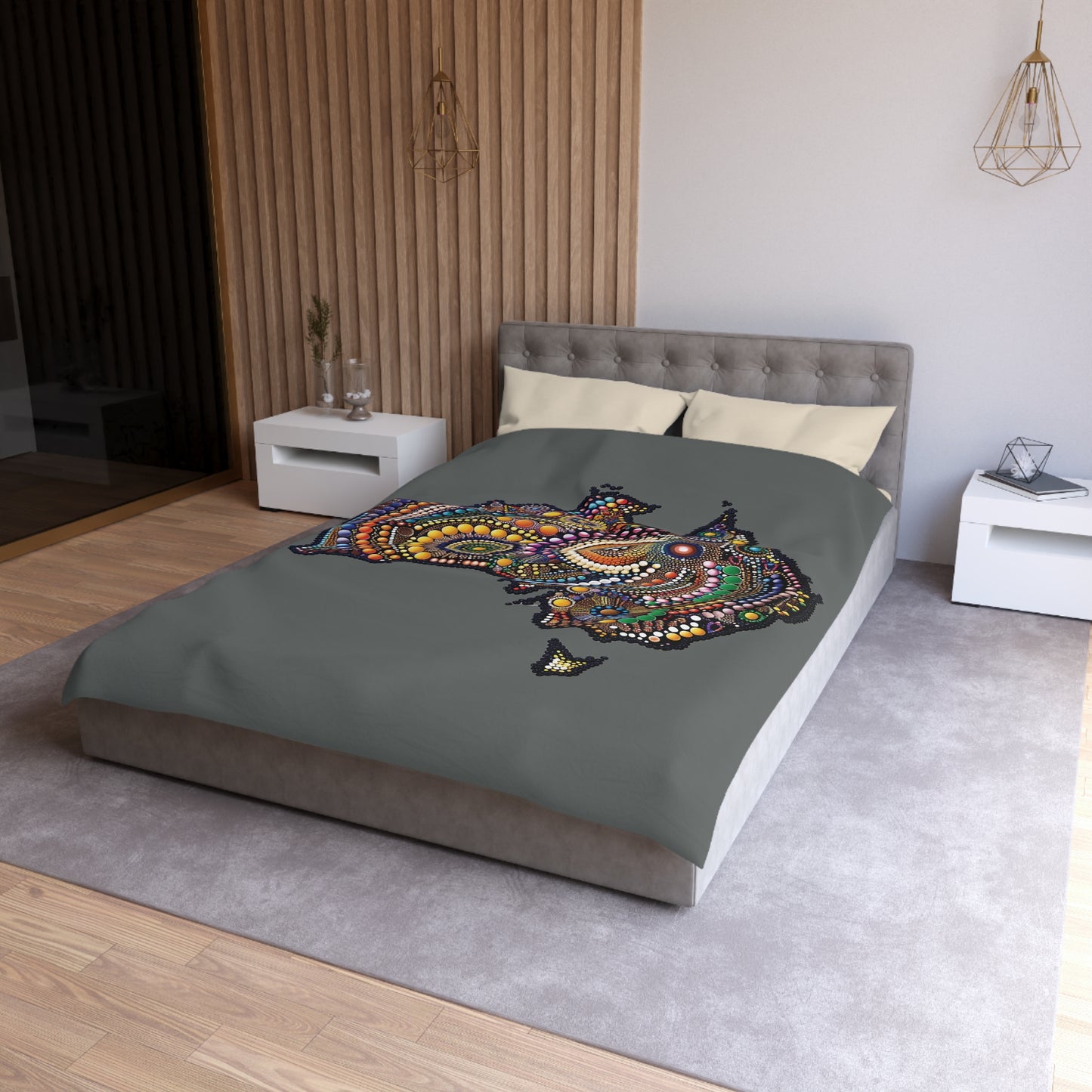 Australian Indigenous Inspired Microfiber Duvet Cover