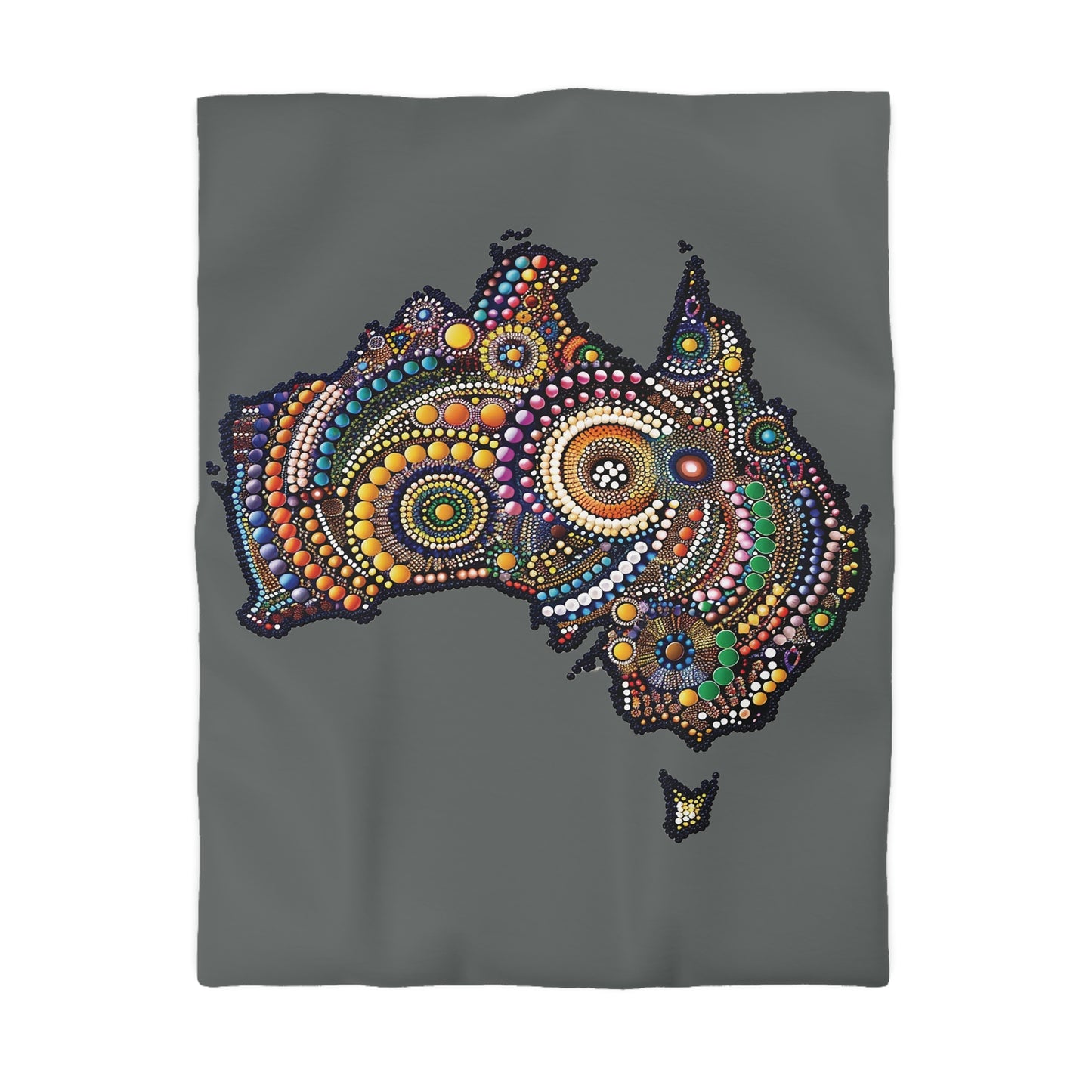 Australian Indigenous Inspired Microfiber Duvet Cover