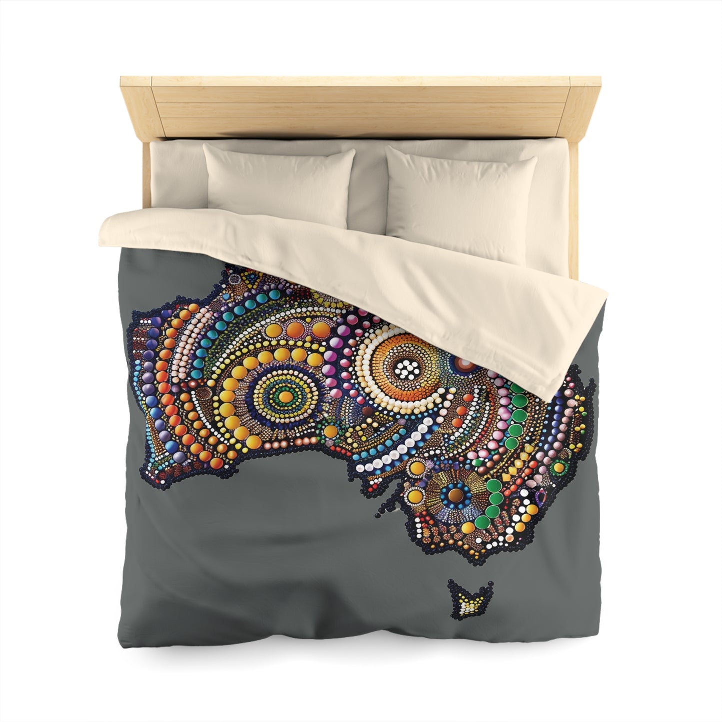 Australian Indigenous Inspired Microfiber Duvet Cover