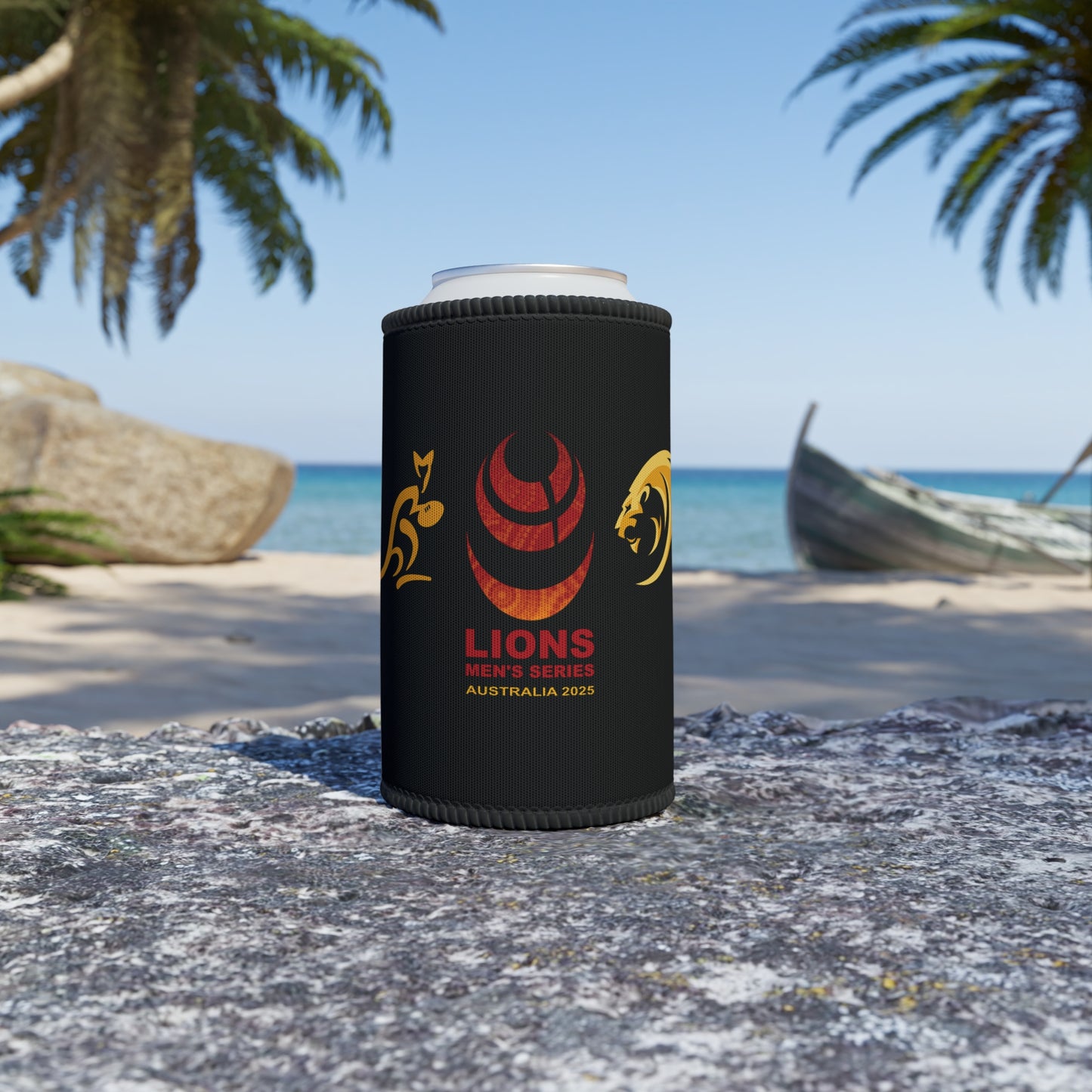 Lions Tour 2025 Rugby Stubby Cooler Design 2- Perfect for Game Days and Outdoor Events