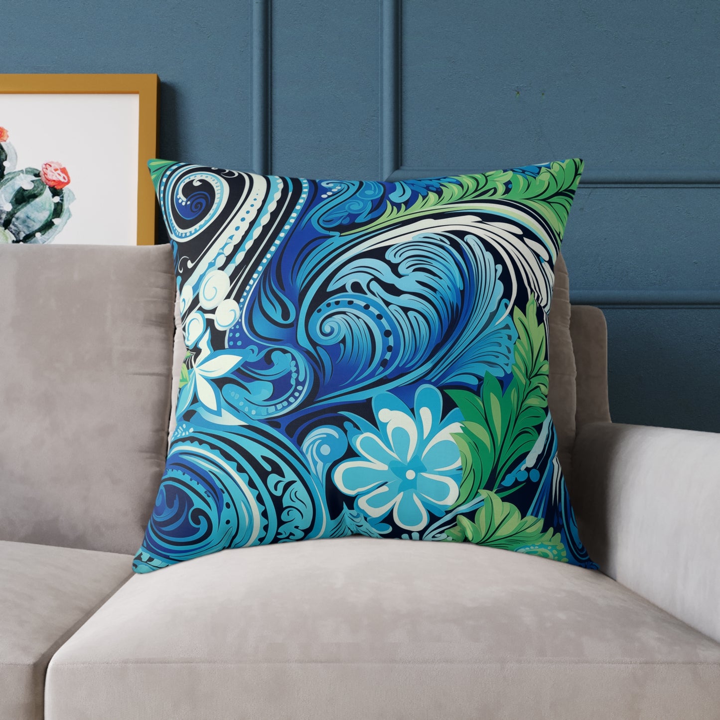 Square Poly Canvas Pillow