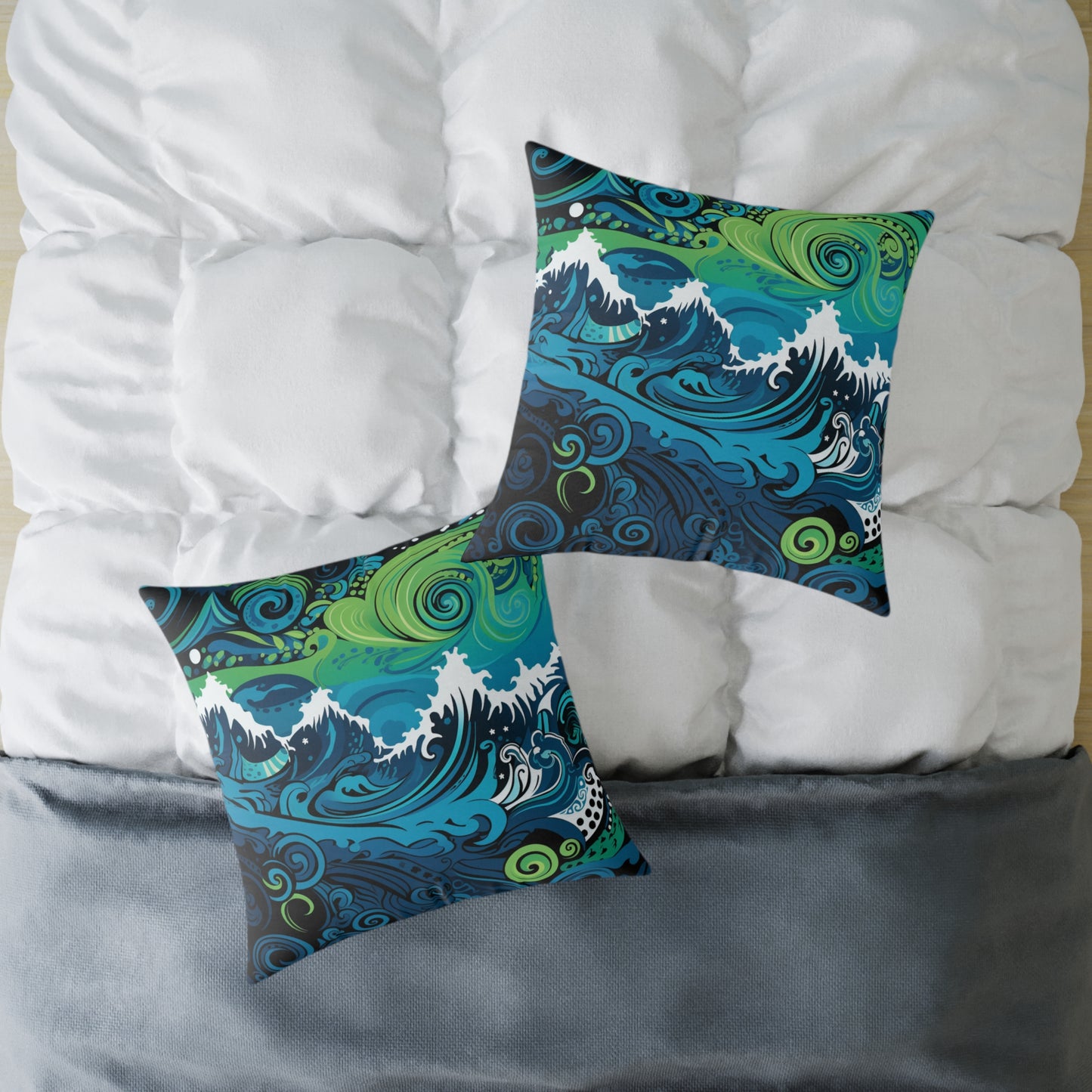 Square Poly Canvas Pillow