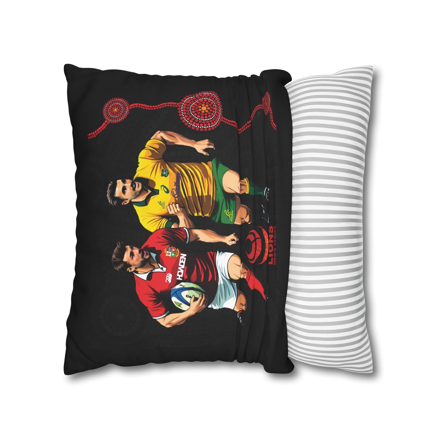Lions Rugby Tour 2025 Collection - Square Poly Canvas Pillowcase