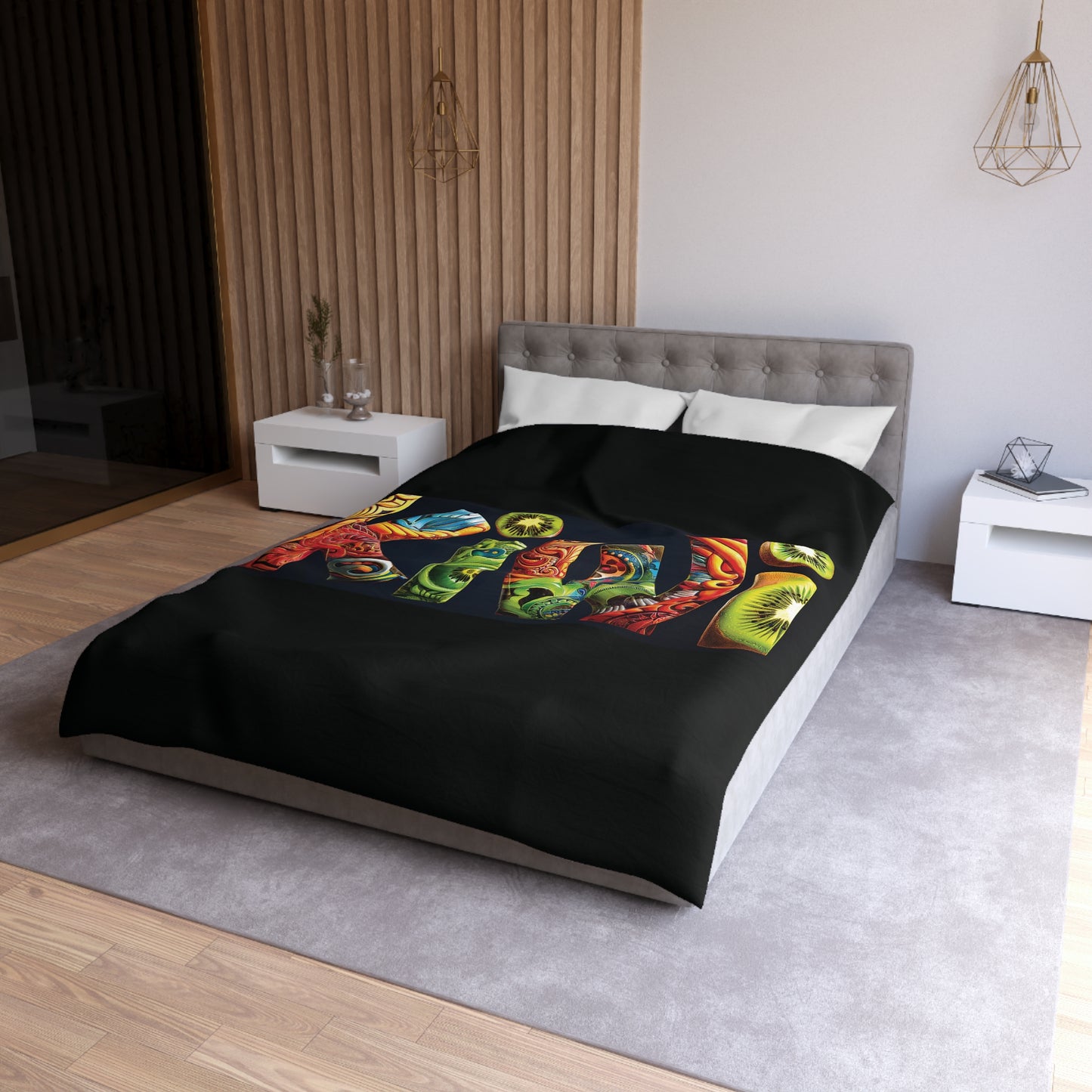 'Kiwi' Microfiber Duvet Cover - Bold & Vibrant Colours