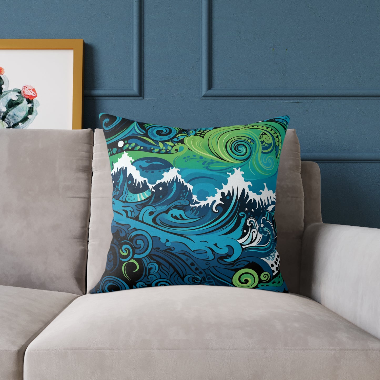 Square Poly Canvas Pillow