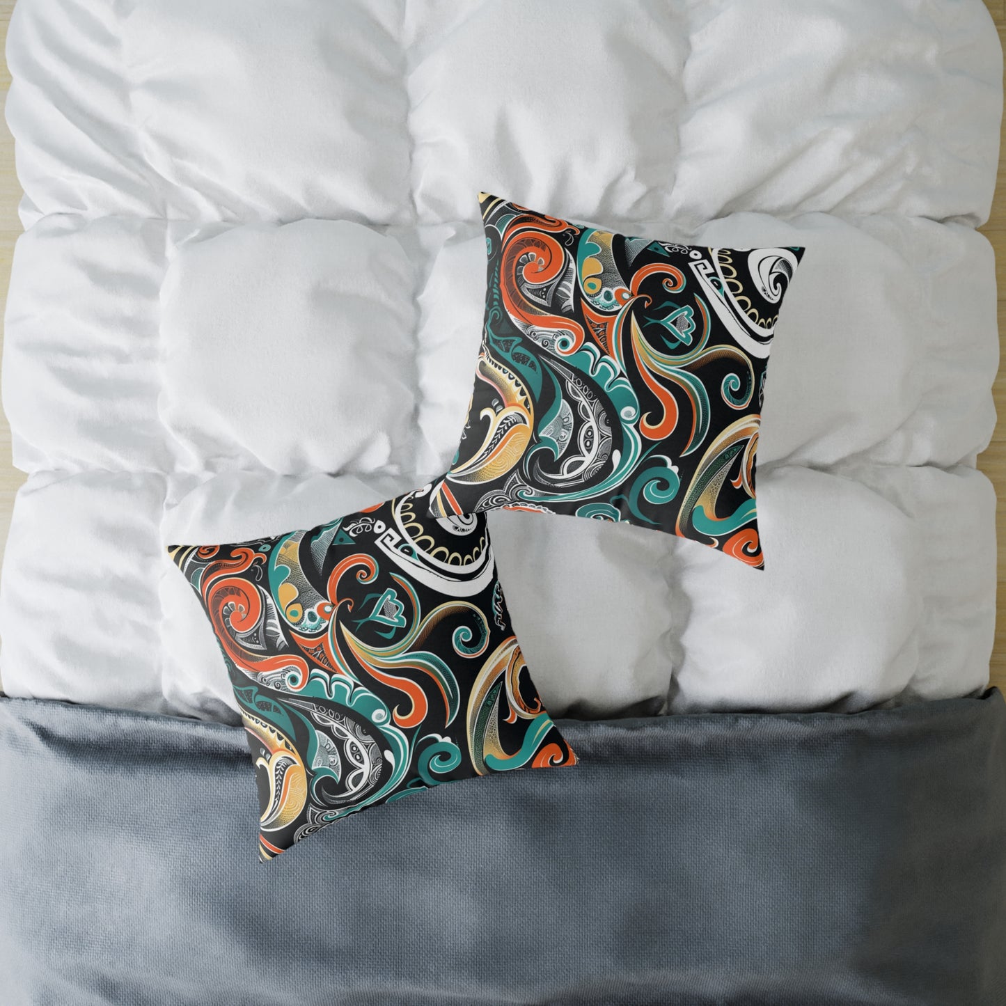 Square Poly Canvas Pillow
